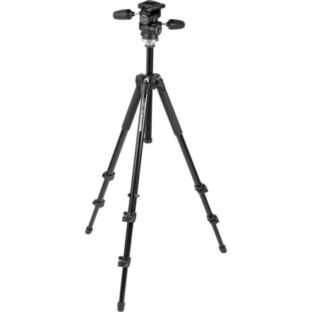 Штативный комплект Manfrotto ALU TRIPOD BLK WITH 3W HEAD (MK294A4-D3RC2)